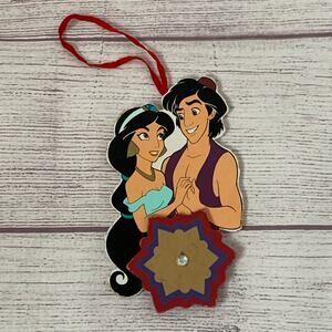Vintage Wood Disney Aladdin Princess Jasmine Christmas Ornament Kurt S. Adler